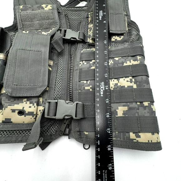 ROTCHO Kids Acu Digital Camouflage Multifunction Tactical Ranger Vest Molle‎ - Picture 5 of 6